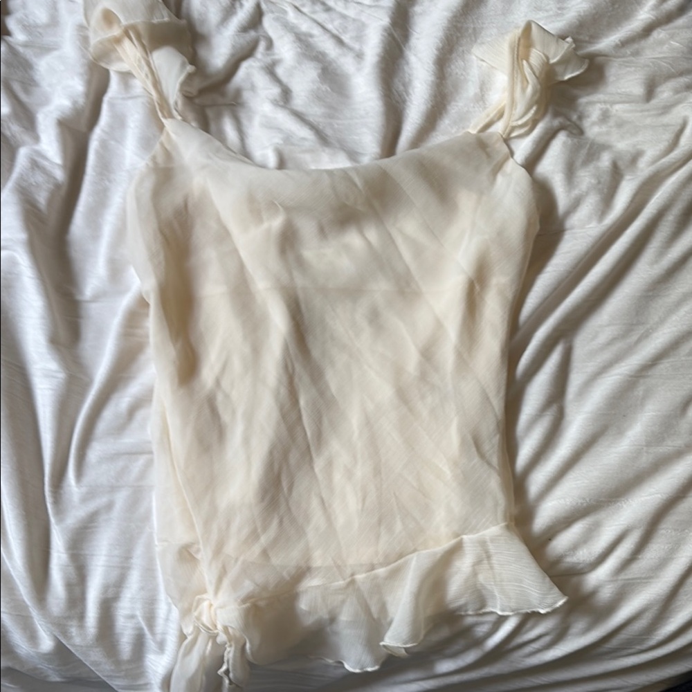 Chic Cream Camisole Top
